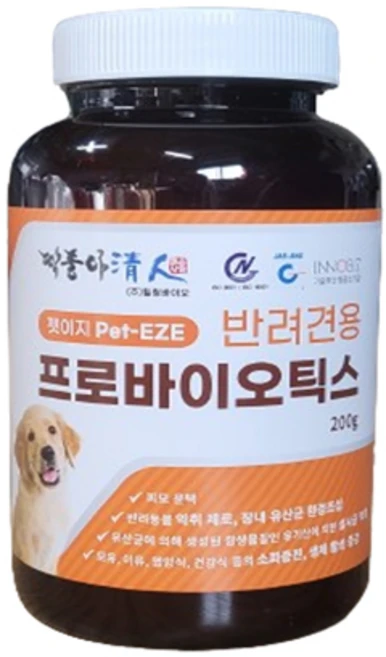 강아지용 프로바이오틱스 유산균 200g 1박스, 1개 - 쿠팡