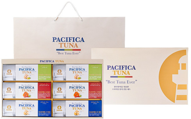 퍼시피카튜나 황다랑어 프리미엄 참치캔 선물세트