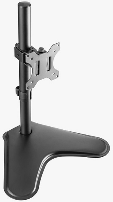 엘디엘마운트 싱글 모니터암 관절 모니터 거치대 APL-T01, 블랙, 1개