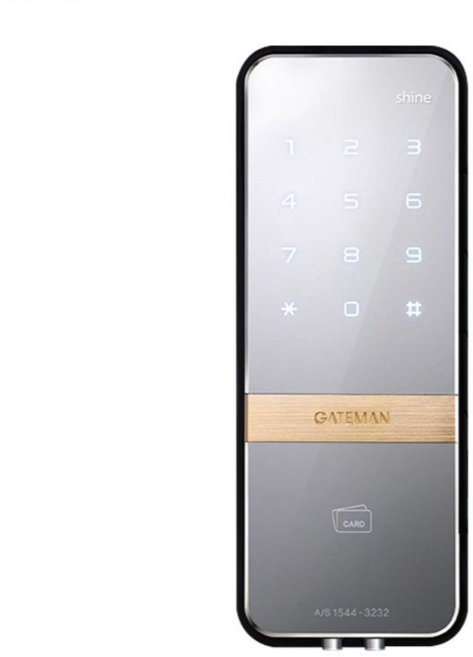 샷시문 도어락 게이트맨 SHINE-S 샤인s 디지털도어락 번호키, 자가설치