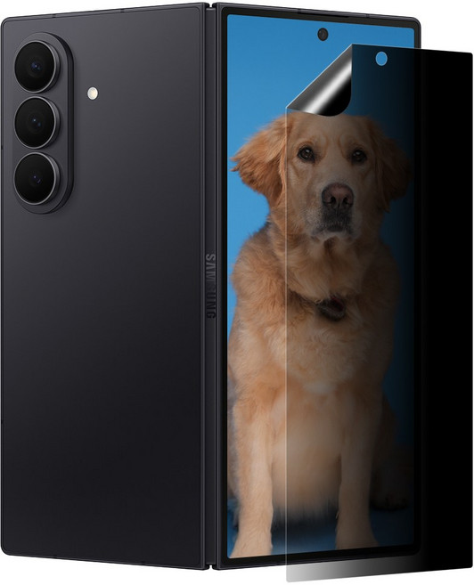 폴드 전면 액정 우레탄 지문방지 사생활 보호필름, 1개