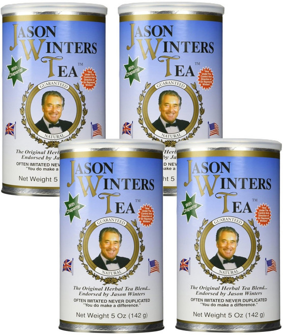 Jason Winters Tea 제이슨 윈터스 오리지널 블렌드 허브티 Chaparral 142g x 4개, 1개입