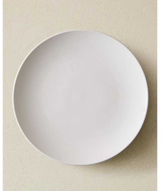 자라홈 브랜드관 스톤웨어 얕은 접시 42227200250 424332, 27 x 3 x 3 cm, 화이트