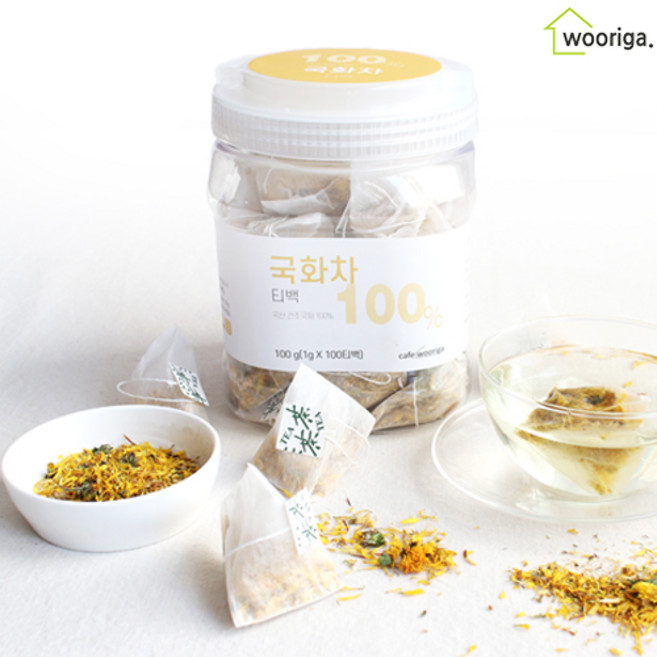 우리가스토리 국화차 티백, 1g, 100개입, 1개