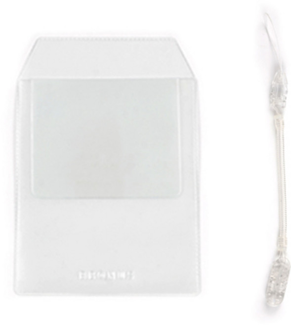 뽀너스 널스포켓 + 스프링 가위 집게줄 세트, 투명