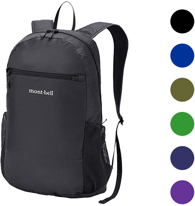 몽벨 백팩 가방 포켓터블 라이트 팩 15리터 등산 배낭 경량 아웃도어 1133470, 15L(1133470), 블루