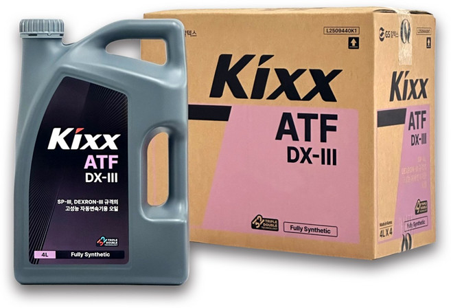 KIXX ATF DX3 4L 4-5단 자동미션오일, 1개