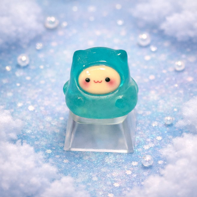 펫더월드 걱정인형 야광 키캡 컬렉션, 민트