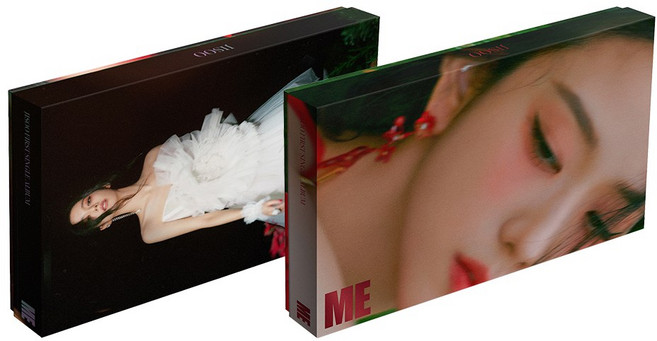 지수 JISOO FIRST SINGLE ALBUM [ME][SET] 88p 포토북 + 셀피 포토카드 1종 랜덤 + 폴라로이드 1종 랜덤 + 가사지 + 북마크