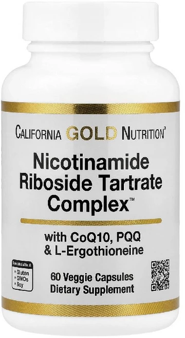 CGN NRT 니코틴아미드리보사이드 고약사 캘리포니아골드 250mg 60캡슐, 1개 - 쿠팡
