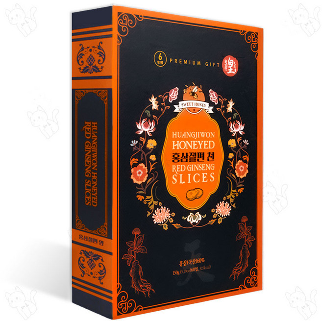 황지원 홍삼절편 천 최고급 홍삼, 1개, 60회분