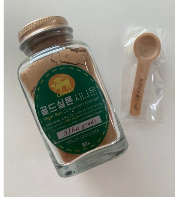 스리랑카 실론 시나몬 가루 계피가루, 80g, 1개