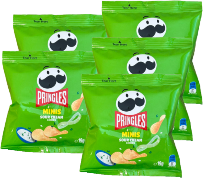 켈로그 프링글스 미니 양파 4p, 19g, 5개