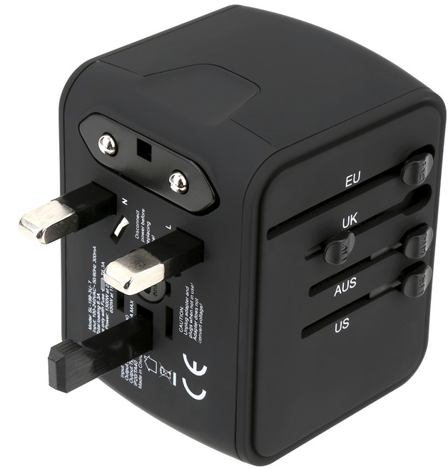 넥스트유 해외여행용 멀티플러그 USB 4포트 NEXT-006TC-4P, 1개