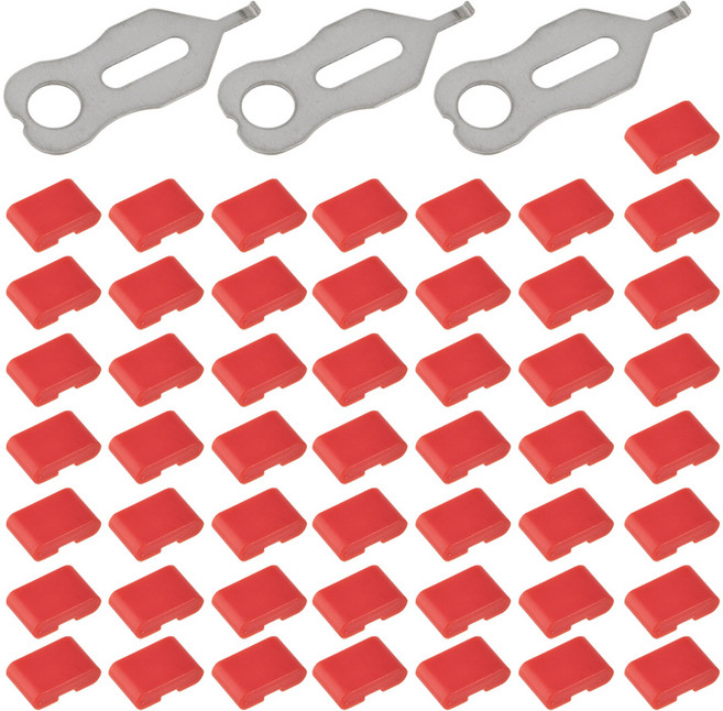 FORT LEE USB TYPE-C C타입 포트락 잠금장치 키3 잠금알50(레드) typecl350rd