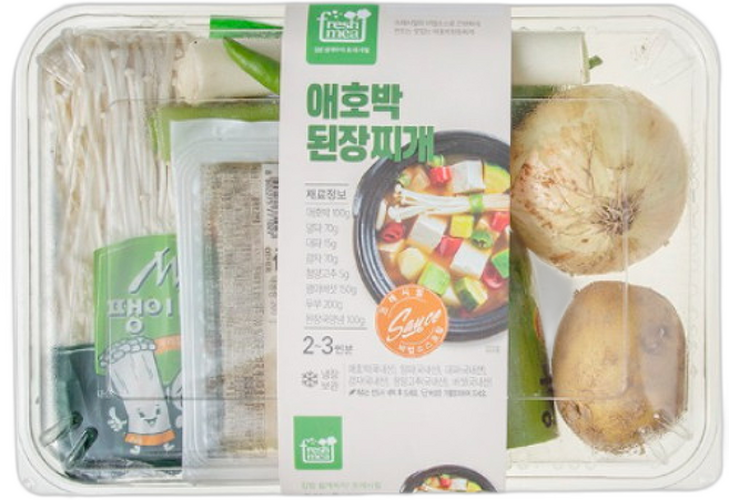 프레시밀 애호박 된장찌개, 1개, 710g