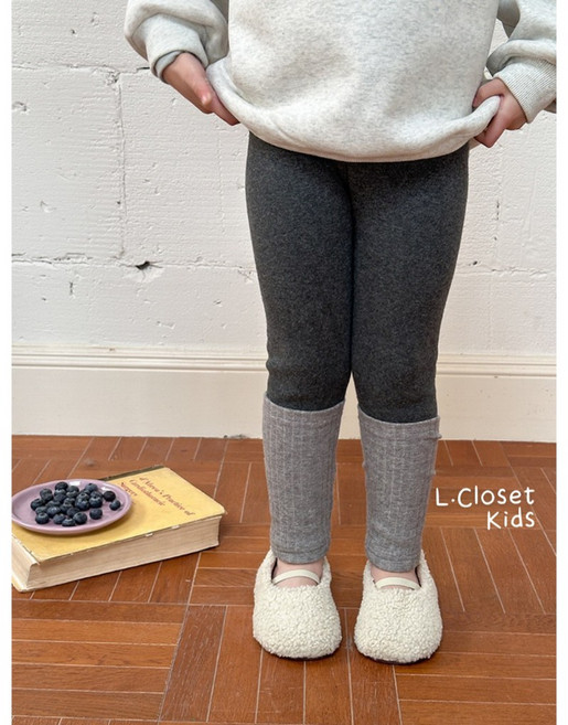 LC.kids 女童刷毛內搭褲