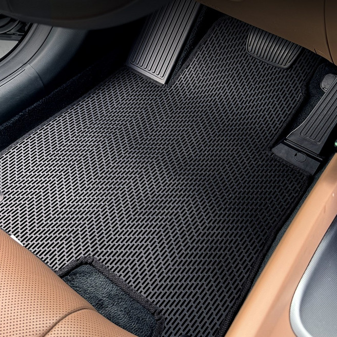 차모아 2026년형 TPE 자동차 카매트 확장형 바닥 코일 매트 풀세트 전차종, 1+2열 풀세트, 블랙(단일색상)