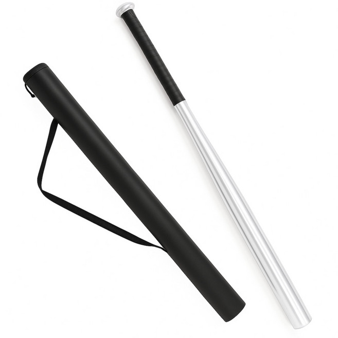 포스백 호신용 야구배트 야구방망이, 실버, 1개