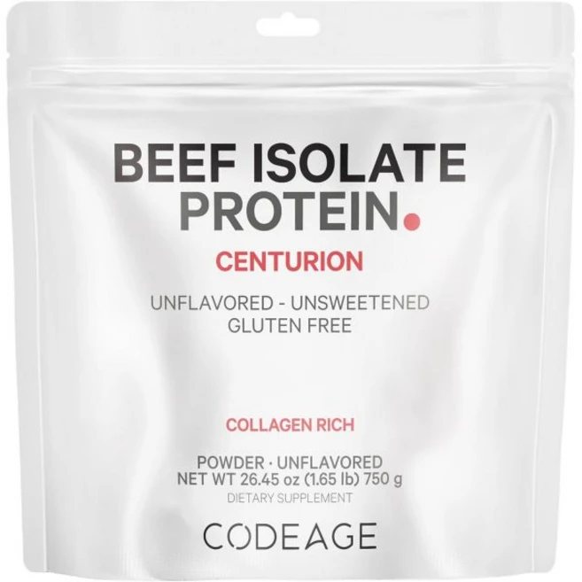 콜라겐 피부 히알루론산 코데이지 잔디 먹인 소고기 분리 단백질 분말 20가지 아미노산 콜라겐이 풍부 운동선수 스포츠 맛없 육식성 BCAA EAA 글루텐 프리 26.45온스, 750g, 1개 - 쿠팡