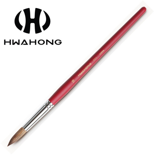 화홍 771 평붓 둥근붓 수채화붓, 1개, 둥근붓 16호