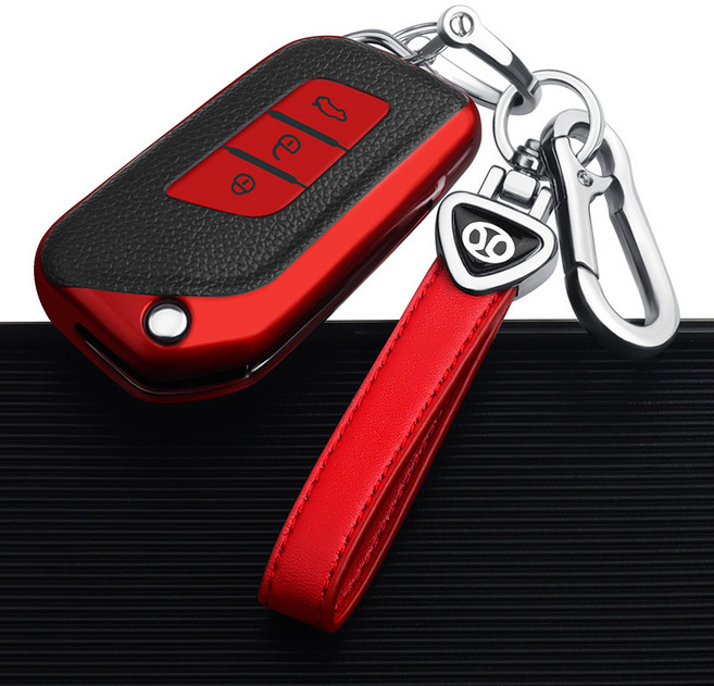 자동차키커버 자동차 키홀더 자동차 키 케이스 신짱x35 키홀더 신짱x25 키홀더 지다x3 자동차 리모컨 커버 남자 가방 남녀, 색깔4