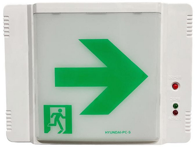 복도통로유도등 단면 LED방향유도등 비상조명등, 1개, 혼합색상