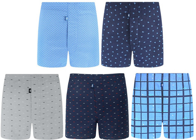 트라이 남성용 자일리톨 순면 트렁크 5종 세트