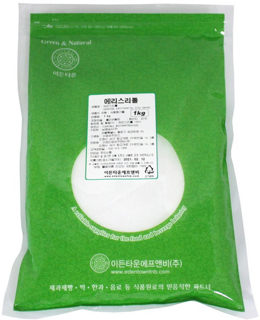 이홈베이킹 에리스리톨1kg, 1개, 1kg