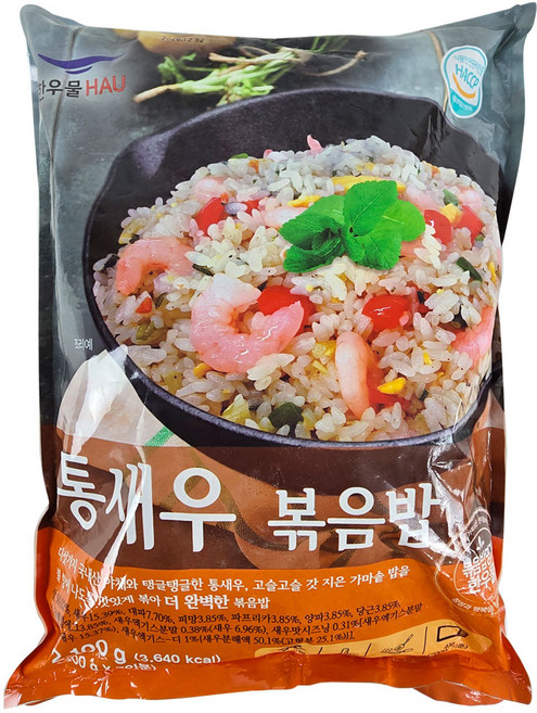 한우물 통새우 볶음밥 2100g, 2.1kg, 1개