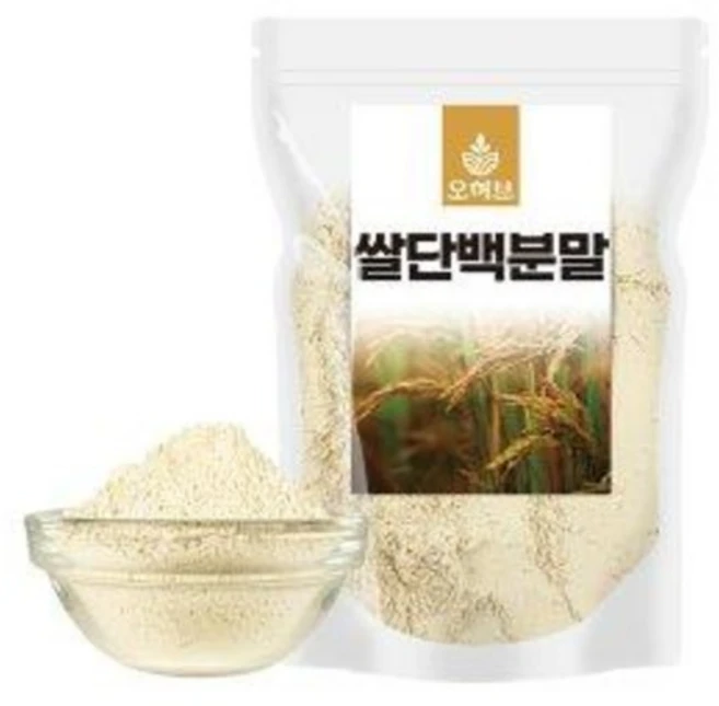 쌀단백질 500g 식물성단백질 프로틴 보충제 쉐이크, 1개 - 쿠팡