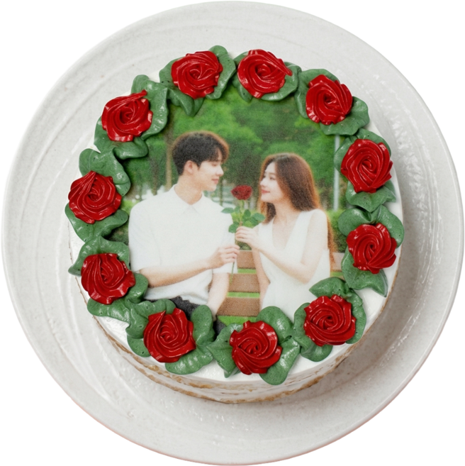 (평일 낮 12시전 주문 오늘출발) 케익팩토리 미니 로즈가든, 1개, 240g