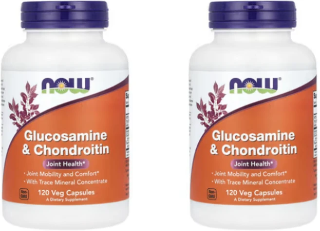 나우푸드 글루코사민 & 콘드로이틴 식물성 캡슐 120정, 2개 - 쿠팡