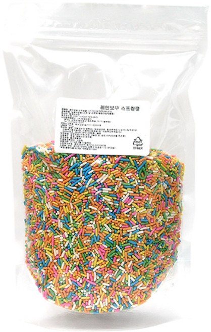 레인보우 스프링쿨 380G 이데아푸드, 1개