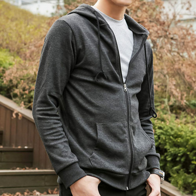 블루포스 BG 트렙 후드 집업 무지 트레이닝복 점퍼 남여공용 [국내생산]