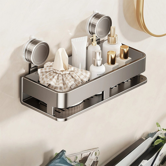 blitopia 초강력 진공흡착 무타공 욕실선반, 1개