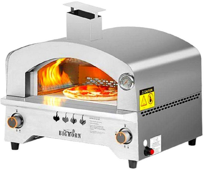 화덕피자기계 가정용 가스 화덕피자 피자기계 홈베이킹 레스토랑 가마 업소용 오븐기 그릴, 표준형(도시가스)