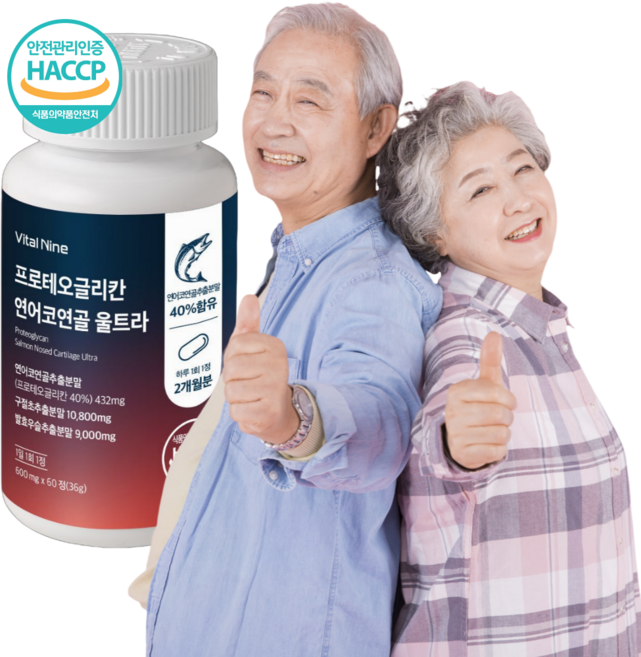 닥터루템 프로테오글리칸 연어코연골 프로테오글리칸식약청인증 콘드로이친 프로테오클리칸 프로태오글루칸 프리테오클리칸, 1개, 60정