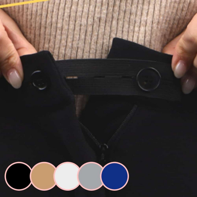 바지 허리작을때 청바지 허리늘리기 조절클립, 블랙