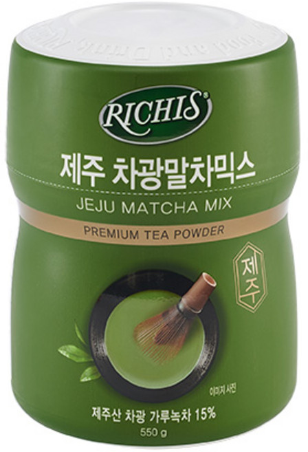 리치스 제주 차광말차믹스 파우더, 550g, 1개