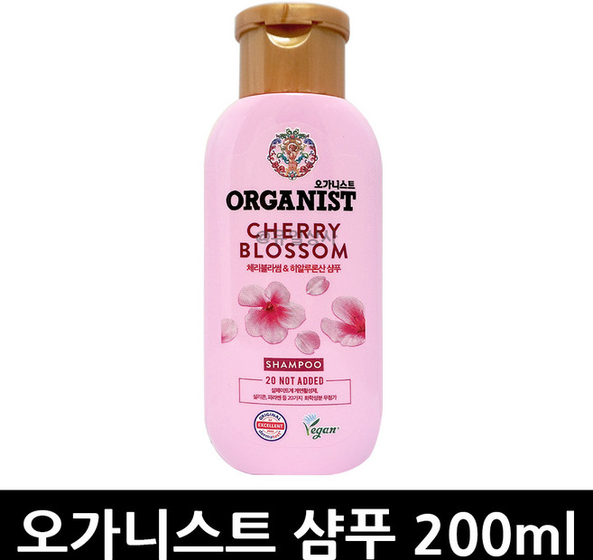 오가니스트 체리블라썸 샴푸, 200ml, 3개