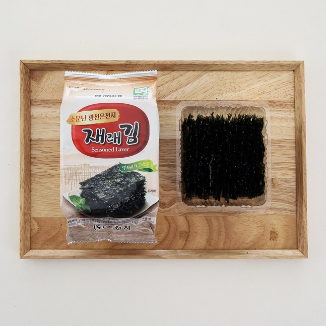 소문난 광천온천지 재래김 식탁/소(15g) 1BOX (15g x 30봉), 1박스, 15g