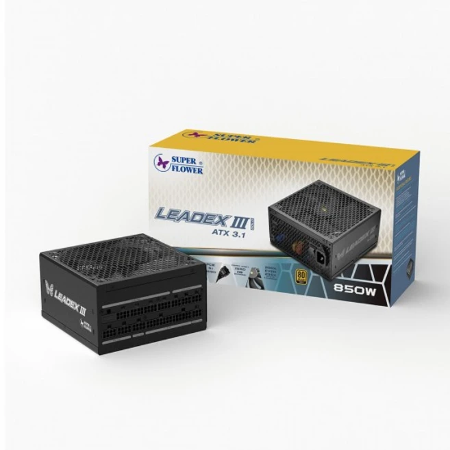 [SuperFlower] SF-850F14GE LEADEX III GOLD UP ATX3.1 (ATX/850W) [블랙], 1개, 선택하세요 - 쿠팡