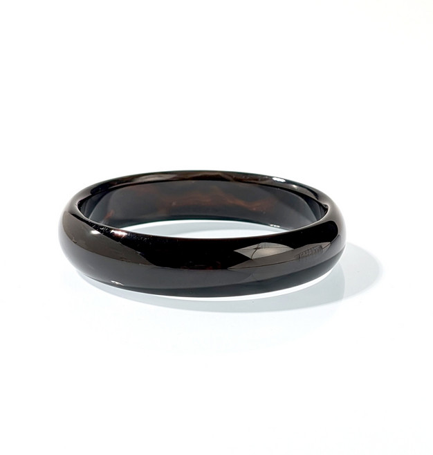 【杰鴻】黑瑪瑙手環 DIY手工材料包 寶石珠珠手鍊配件, 1個, S (內徑 60MM)