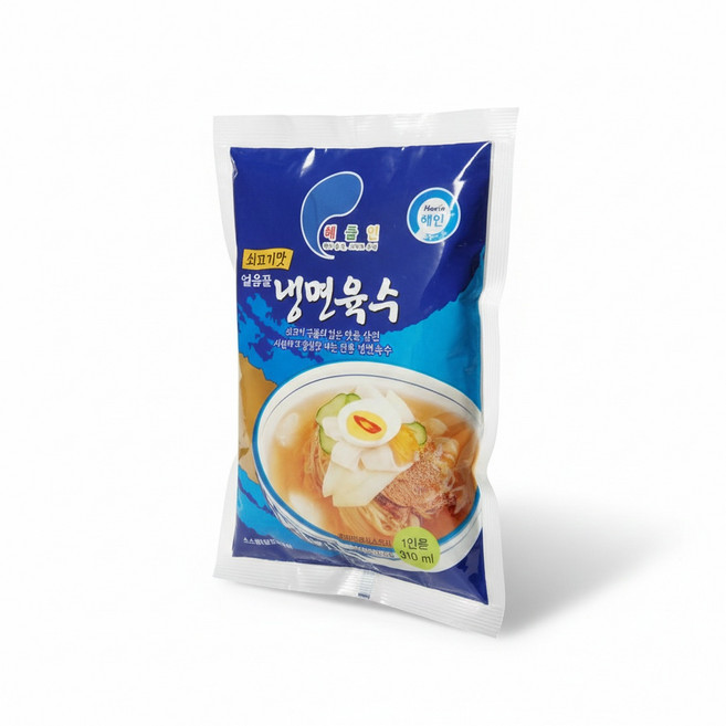 해인 얼음골 냉면육수 쇠고기맛 310ml x 15봉, 15개