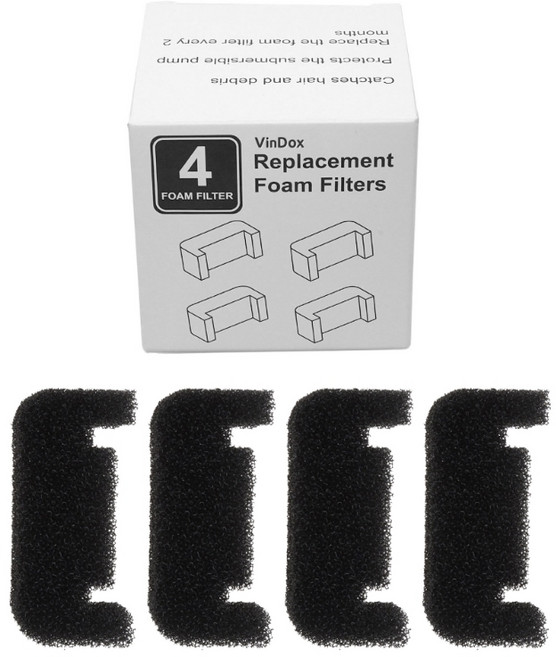 고양이 분수 자동 식수 디스펜서를 위한 4pcs 반려동물 분수 프리 필터 폼 교체 스펀지 필터