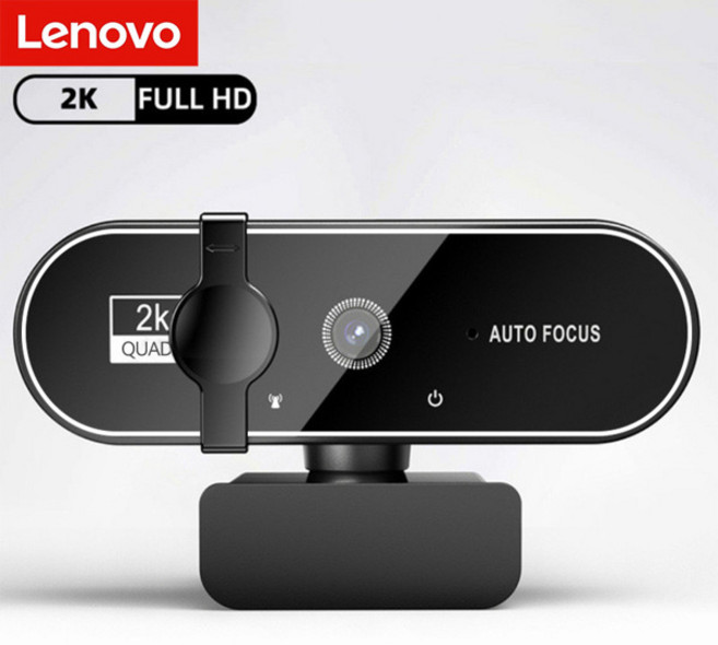샤오미 4K 스트리밍 웹캠 2K 자동 초점 풀 HD USB 웹캠 1080P 60FPS 마이크 내장 PC 노트북 비디오 촬영 카메라 2025, 2K Webcam
