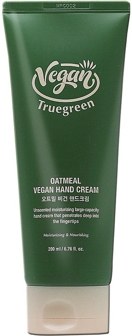 토니모리 트루그린 오트밀 비건 핸드크림 무향, 1개, 200ml