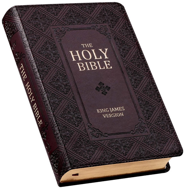KJV 킹제임스 영어성경 홀리바이블 큰글씨 암갈색 인조가죽 에디션, 1. 암갈색표지, 1개