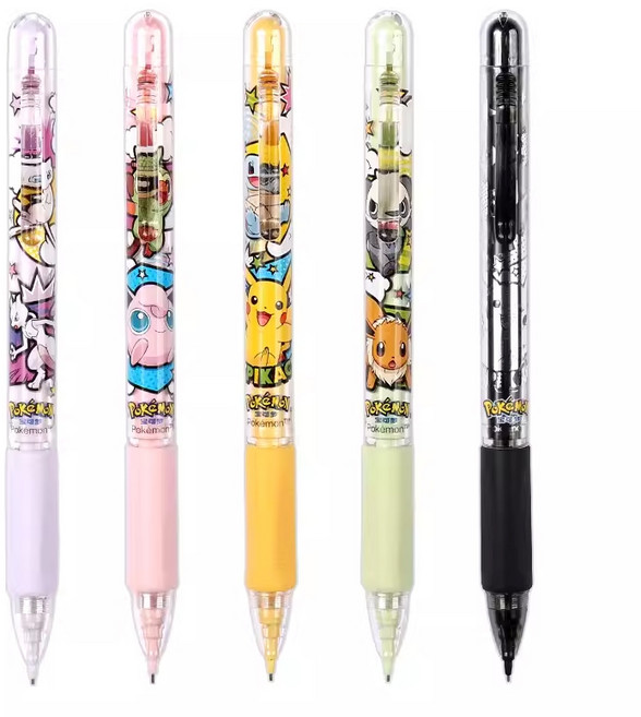 寶可夢 Pokemon 文具 禮物 自動鉛筆 皮卡丘 夢幻 超夢 伊布, 1個, 0.5mm